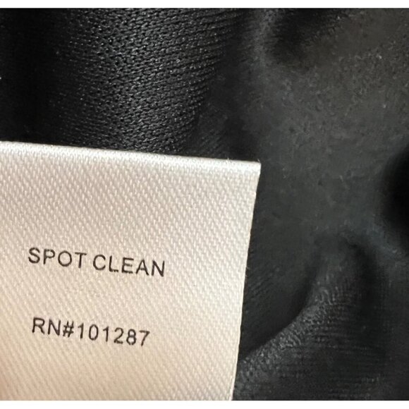 ALEXIA ADMOR Black Jacqueline Edgy Executive Vegan Leather Sheath Dress Size: 8 - Picture 9 of 12